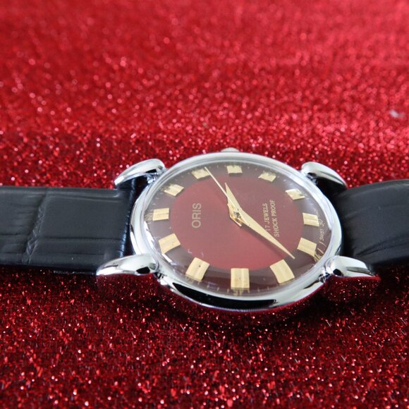 Vintage Oris AM044 Swiss-made, professionally refurbished: 17‑Jewel Manual Wind - Picture 4 of 7